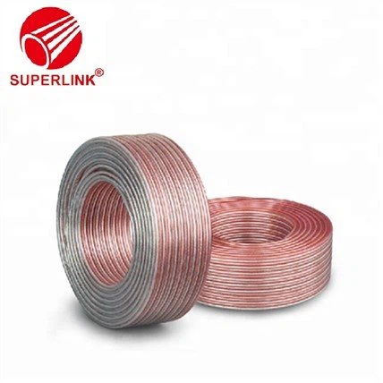 कॉन्सर्ट होम थियेटर ऑडियोफाइल के लिए स्पीकर केबल निर्माता फैक्टरी 2 कोर टिनड कॉपर ऑडियो लाइन